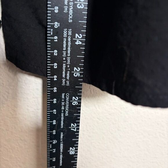 Old Navy Blouse Women's Large Black V-Neck Button Up Lightweight Casual Top - Picture 5 of 8